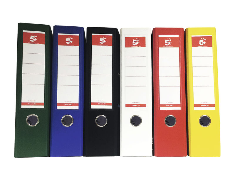 Archivador A4 color PP 5et A4 negro