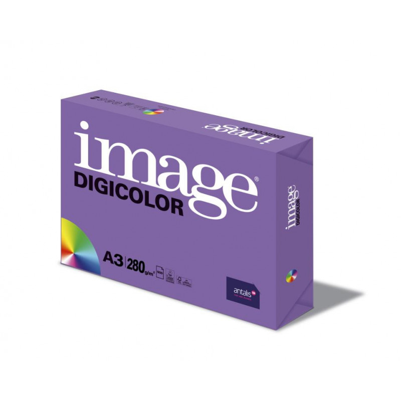 Papel digicolor , blanco 280grms 125hojas