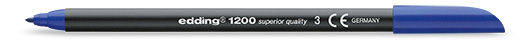 Rotulador edding 1200 azul nº03