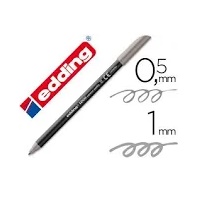 Rotulador edding 1200 gris 12