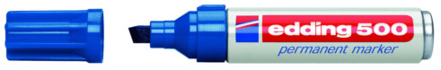 Edding 500 azul permanente 2-7mm
