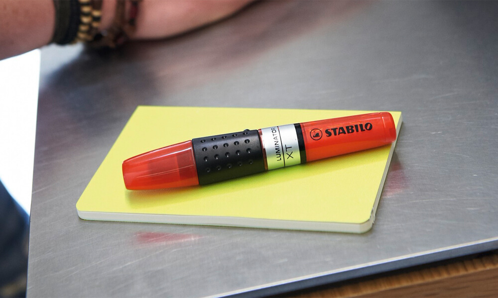 Caja 5 rotul. Textmarker luminator 71/54 naranja