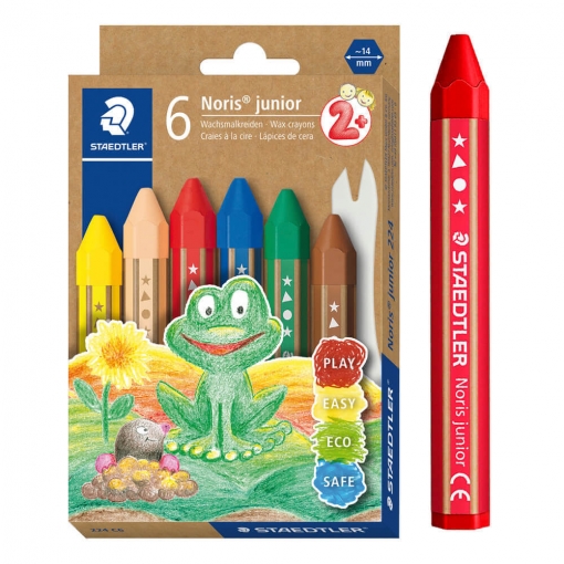 Cera Staedtler noris junior 6 colores