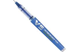 Bolígrafo recargable v5 azul