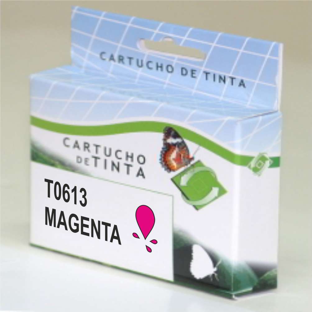 Cartucho tinta compatible Epson t0613 magenta