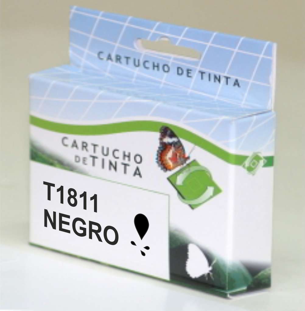 Cartucho tinta compatible Epson T1811 negro