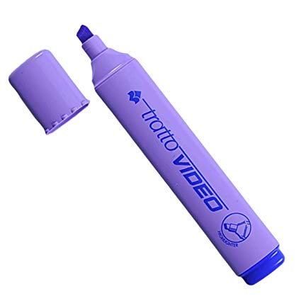Textmarker tratto video violeta