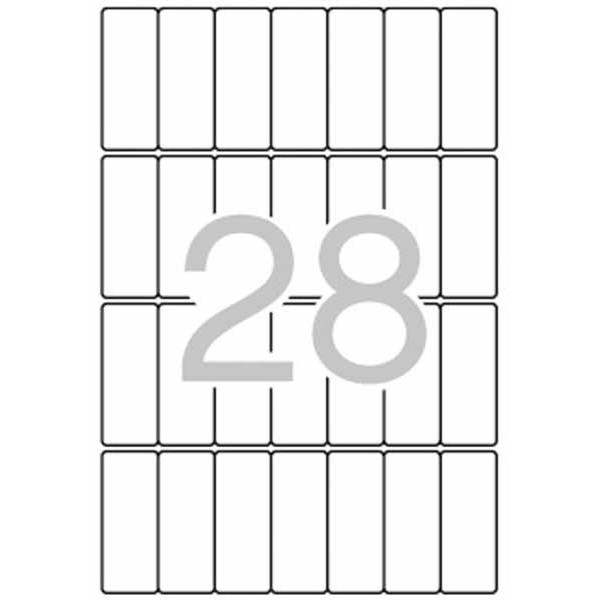 Etiquetas adhesivas Apli 20x50