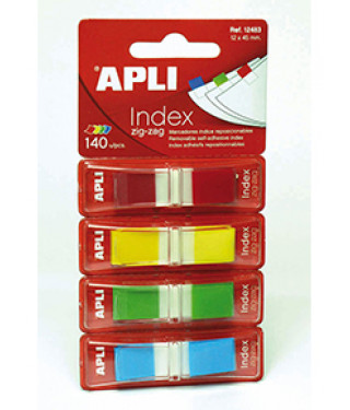 Marcadores index zig-zag Apli