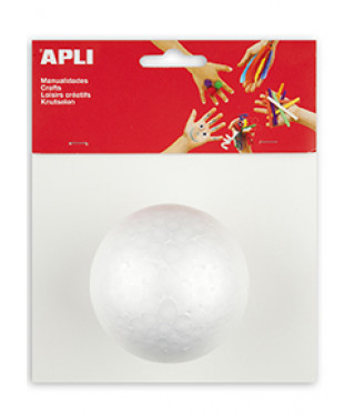 BOLA POREXPAN 80mm. PACK 1 UND.