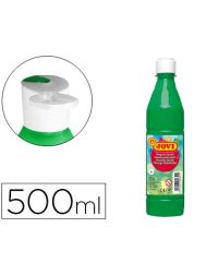 Tempera liquida verde medio 500ml. Jovi
