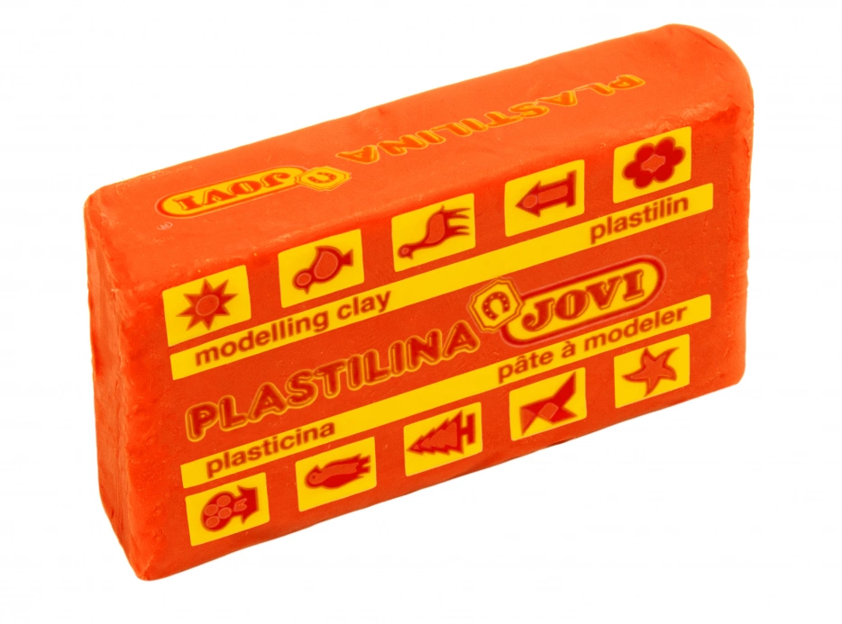 Plastilina flúor naranja 50grs. Jovi