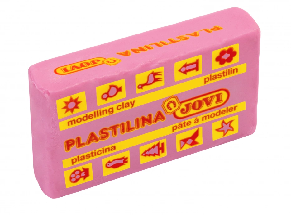 Plastilina flúor rosa 50grs. Jovi