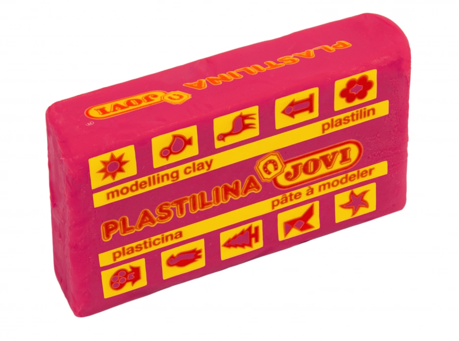 Plastilina flúor fucsia 50 grs. Jovi