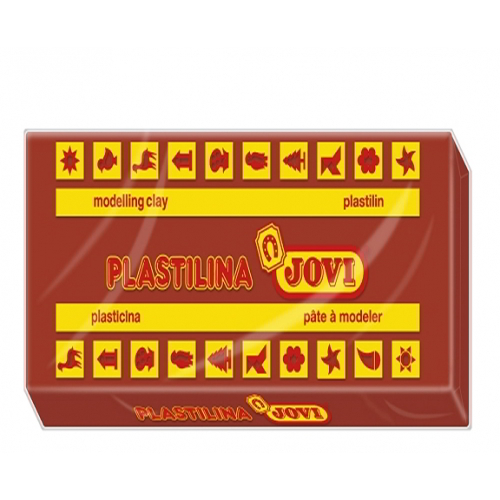 Plastilina marrón 350grs. Jovi