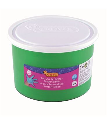 Pintura dedos verde jovi art.561