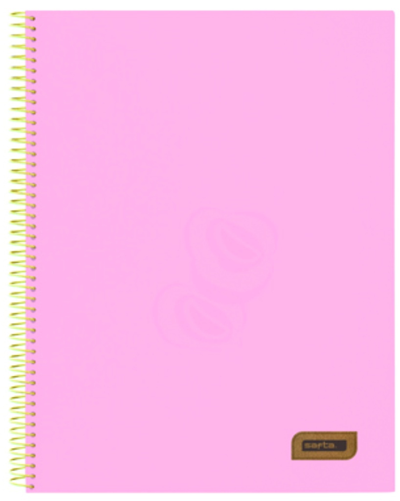 BLOC ESPIRAL A4 SAFTA 5x5 120 Hojas 60gr COLORES