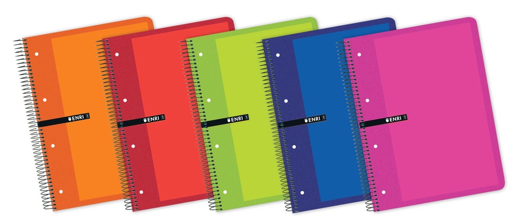 Cuaderno espiral A4-80h microperforada Enri