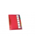 CARPETA PP 4D 25mm COLORGRAF VERDE CON SEPARADORES