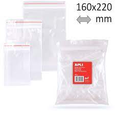 Pack 100 bolsas autocierre 60x80mm