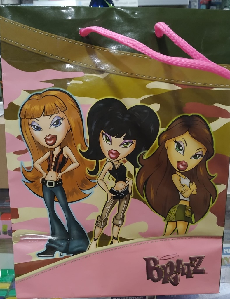 Bolsa regalo bratz 23x9,5x17,5 unidad