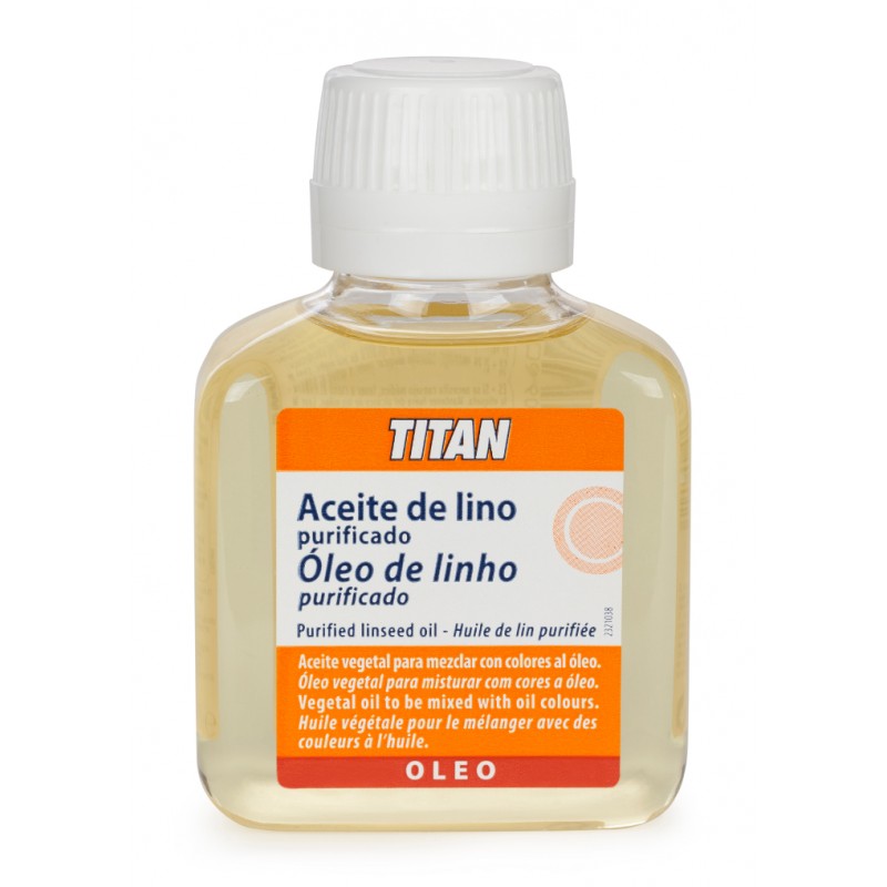 ACEITE DE LINO PURIFICADO 100ml-OLEO ARTS TITAN