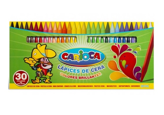 Ceras plásticas carioca 36 col.