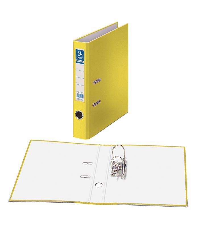 Carpeta 2 anillas 40mm. Oficolor amarillo