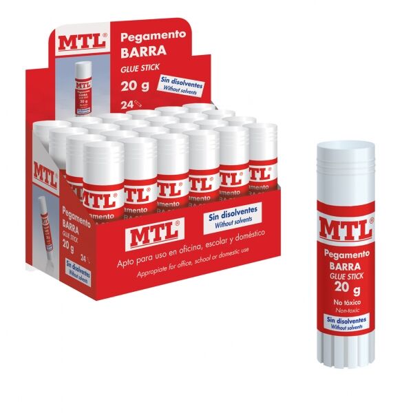 Pegamento en barra MTL 20gr sin disolventes