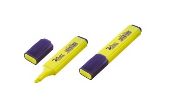 Marcador fluorescente amarillo D’Art