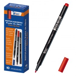 Rotuladores punta fina D’Art rojo