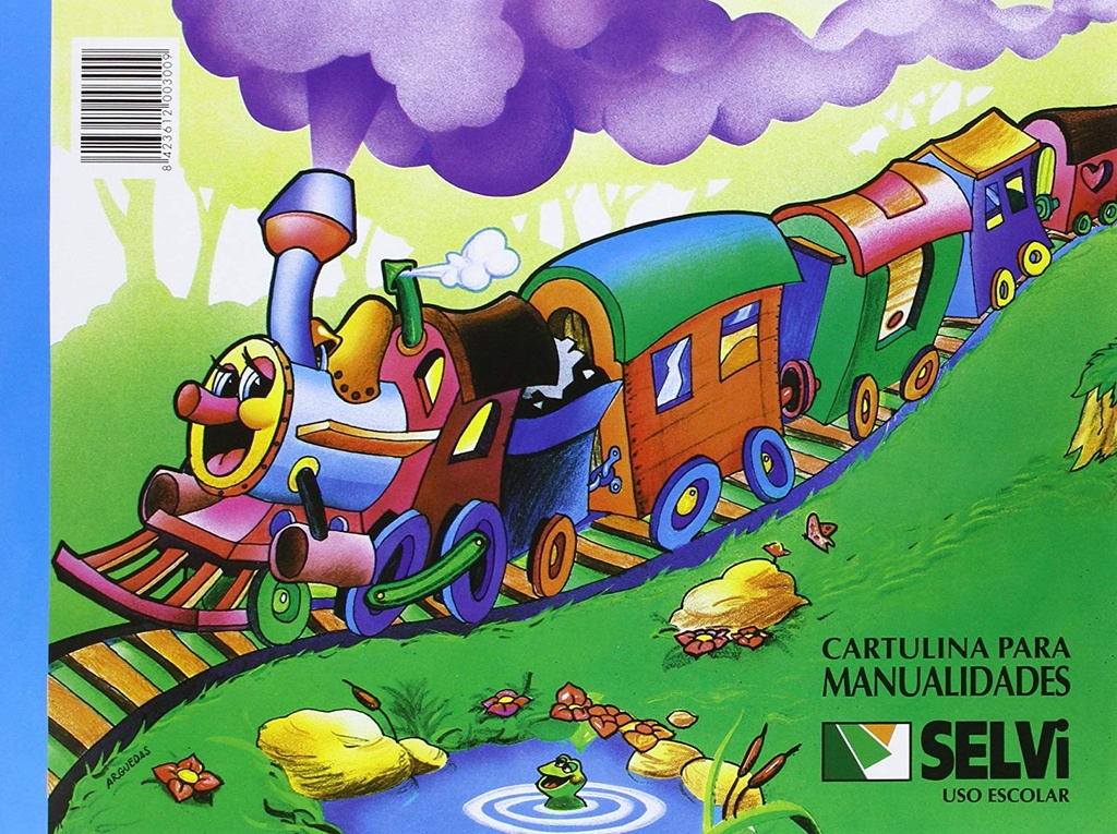 Bloc 10 cartulinas de colores selvi