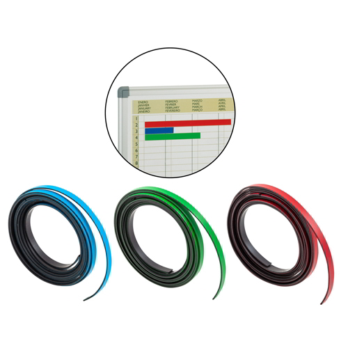 Cinta magnética 5mm ancho 2 m largo verde