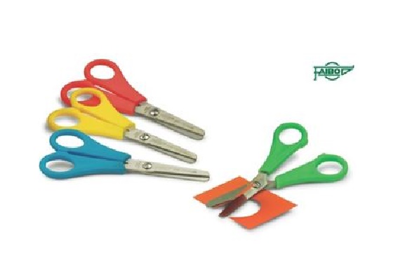 Tijeras escolares c/numeracion 13cm Faibo colores