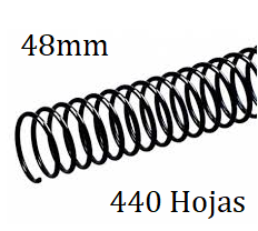 Espiral metálica 48 mm Caja 50 unidades