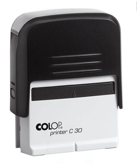 Sello automático colop printer 30 incognito negro