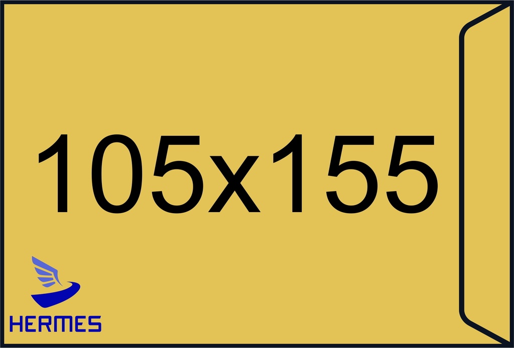 Bolsa salario 105x155 kraft verjurado -unidad-