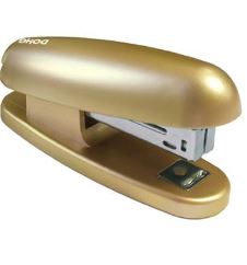 Grapadora color metalico dorado Dohe
