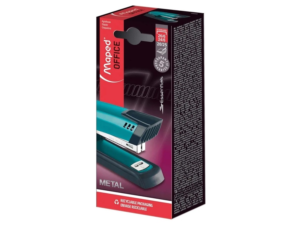 Grapadora metal Essentials (24/6 - 26/6) MAPED OFFICE
