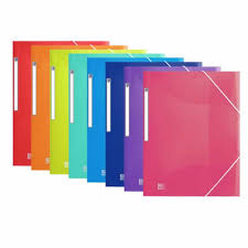 CARPETA DE GOMAS OXFORD URBAN A3+ CON 3 SOLAPAS PP TRANSLUCIDO LOMO15MM AMPLIABLE HASTA 25MM - COLORES SURTIDOS