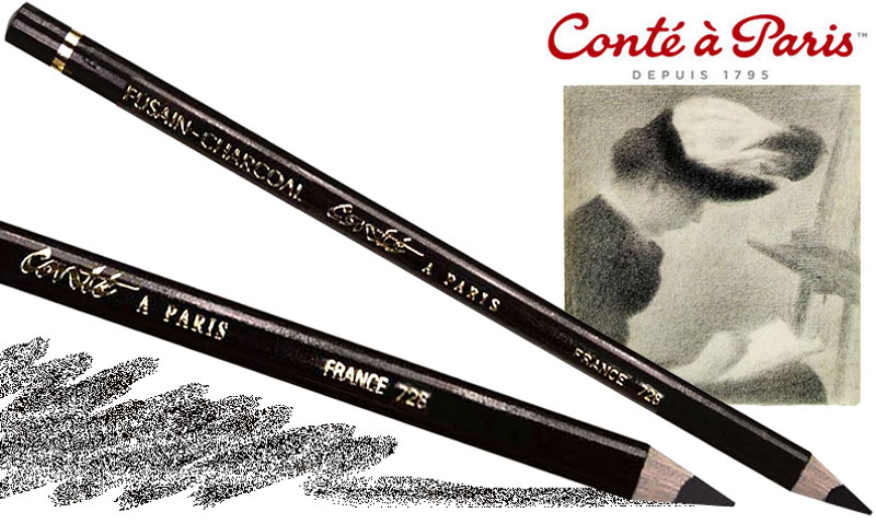 Lápiz carboncillo Conté à Paris HB