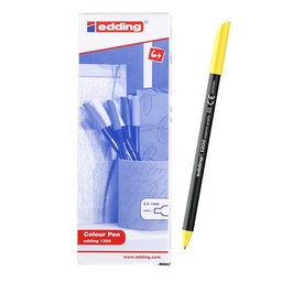 Rotuladores edding 1200 amarillo neón 65-caja 10