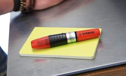 [71/54] Caja 5 rotul. Textmarker luminator 71/54 naranja