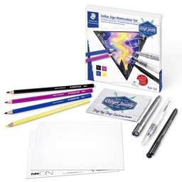 [61DJT1] Set acuarela mixta Staedtler zodiac sign watercolor