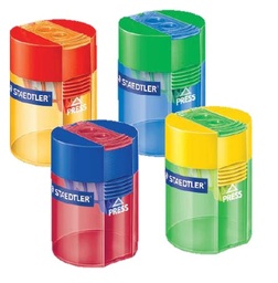 [512 006] Afilápices metal doble con depósito Staedtler