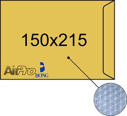 [400099737,400099737] Bolsa kraft 150x215 acolchada burbujas C/100u.