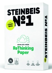 [11212] Paq 500 hojas DIN A4 reciclado 80 gr STEINBEIS Nº1 1
