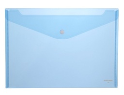 [105 AZUL] Sobre polipropileno con botón A4 Azul Databank