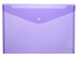 [105 VIOLETA] Sobre polipropileno con botón A4 Violeta Databank