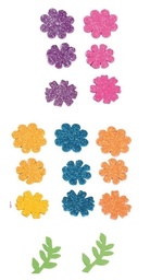 [68 00 21 00] Pack 58 figuras g.eva adhes.c/purp.flor